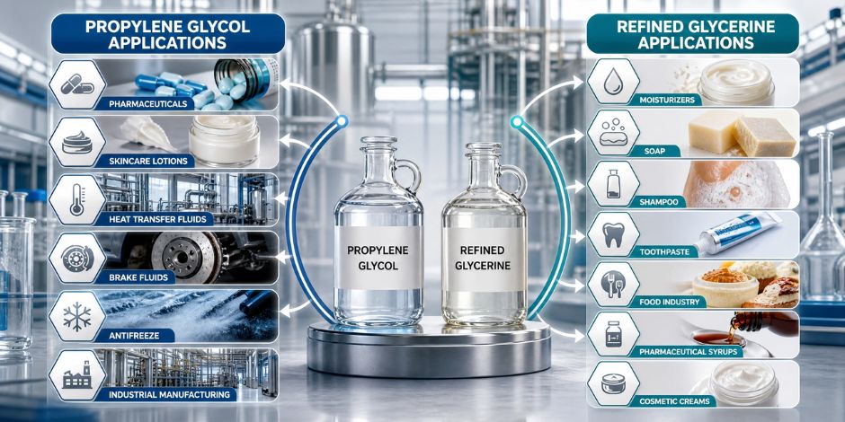 Propylene Glycol vs Glycerine : Which to Use & When 3 Choosing Between Propylene Glycol and Glycerine by Industry