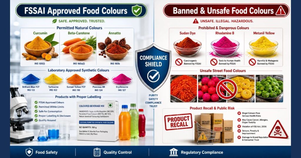 FSSAI Banned Colours